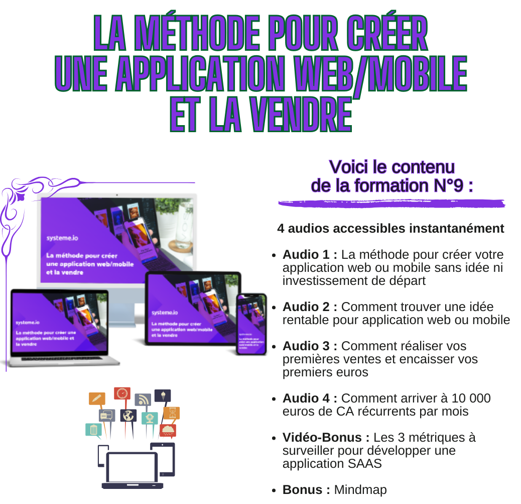 26 formations avec les droits de label privé