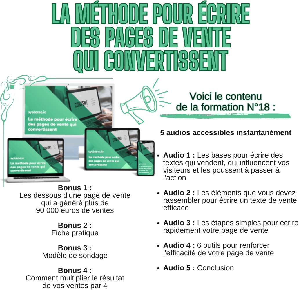 26 formations avec les droits de label privé