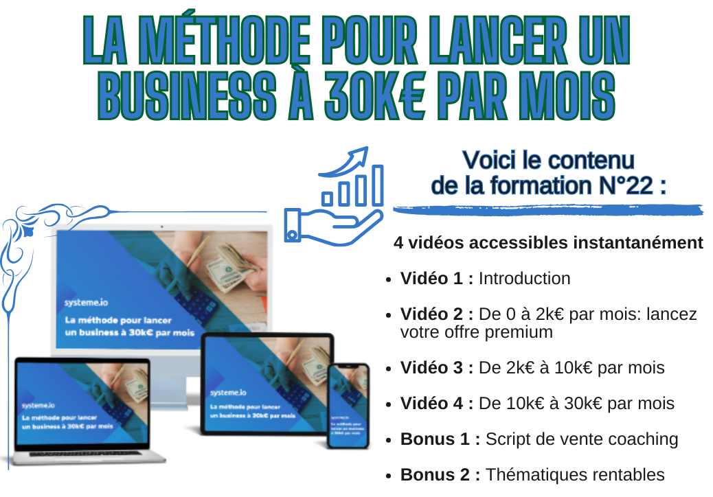 26 formations avec les droits de label privé